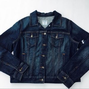 OLD NAVY Denim Jacket Dark Wash LP